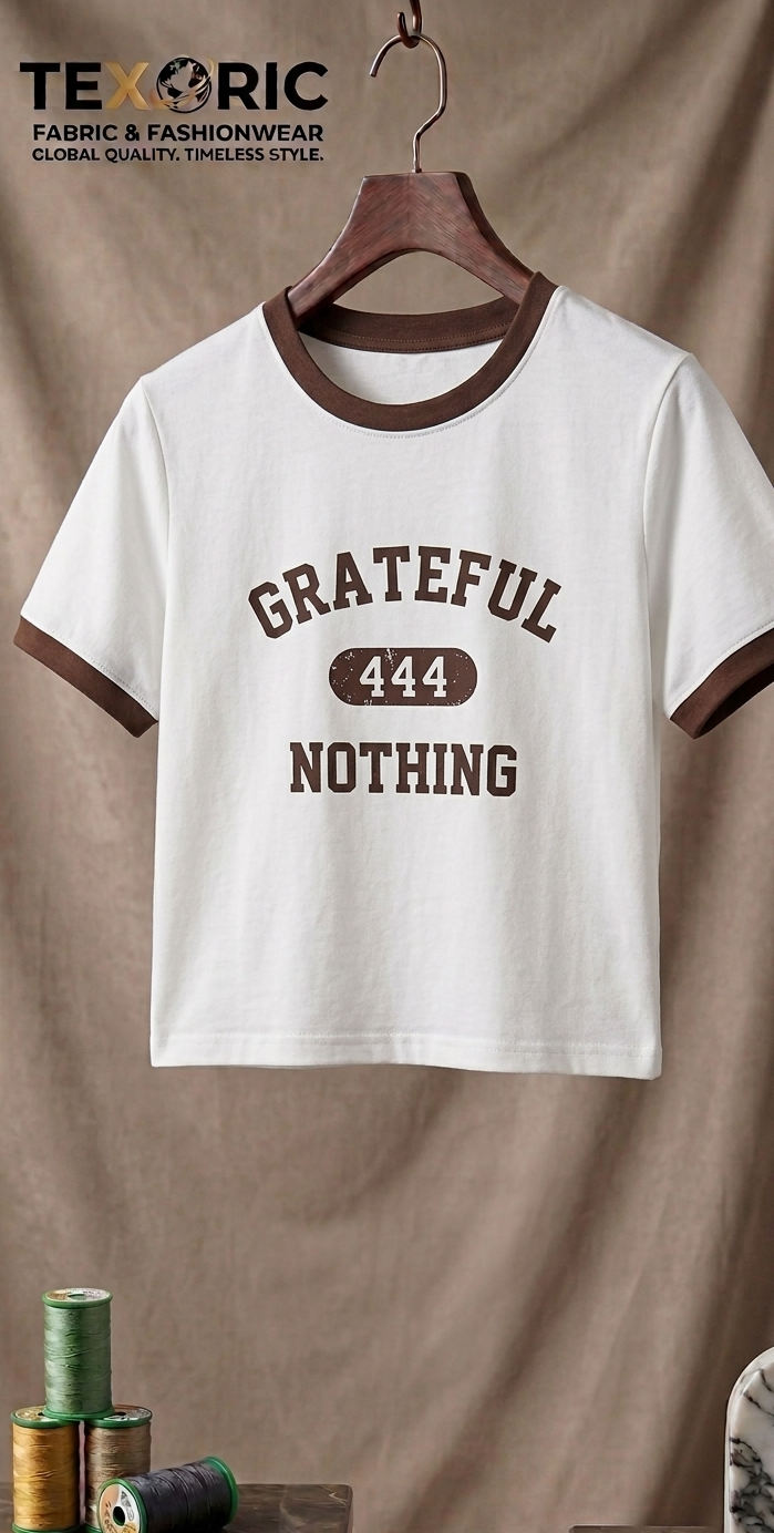 Kids' Short Sleeve Graphic Ringer T-Shirt (Knit)