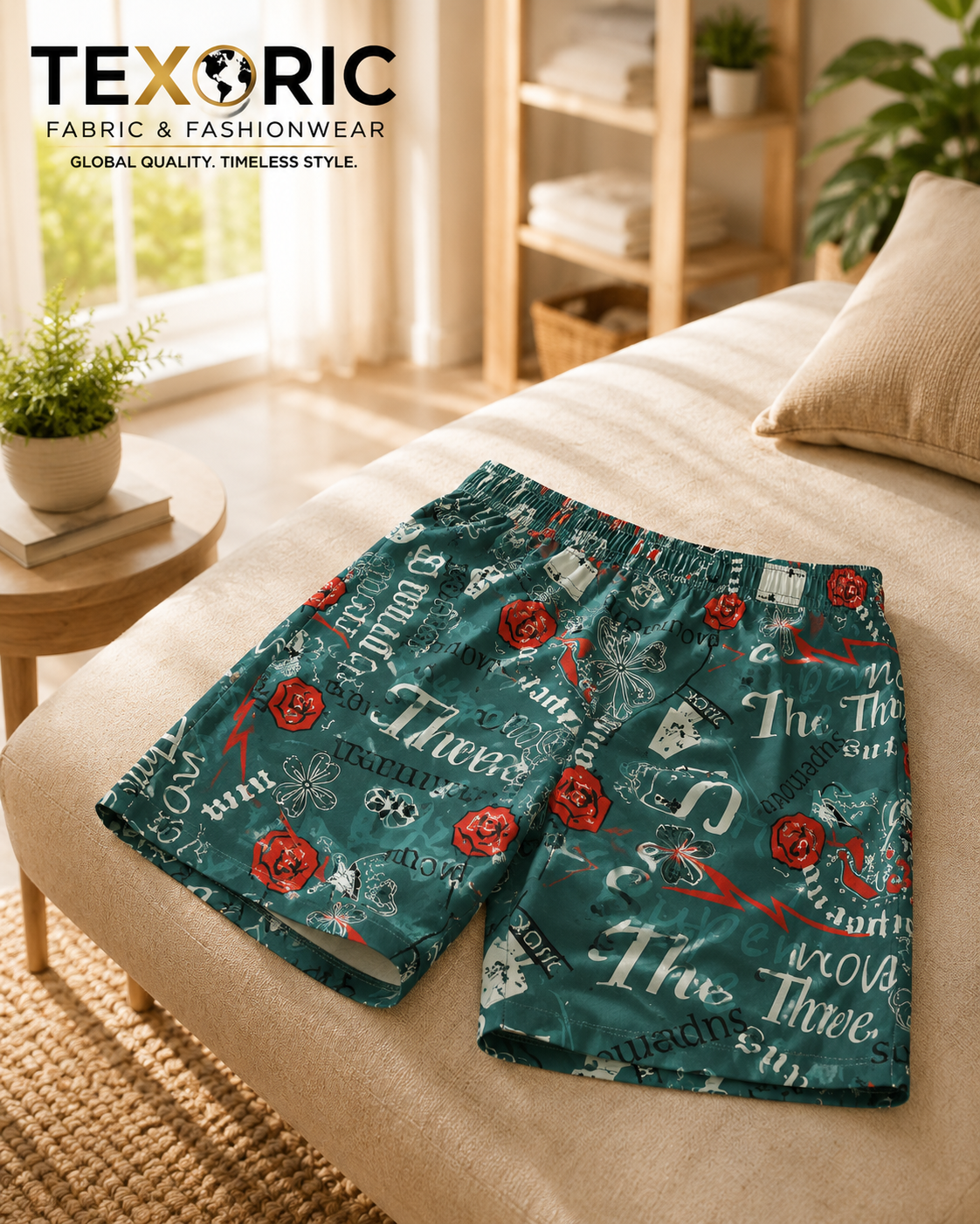 Men's Woven Boxer Short - AOP Print (Woven)